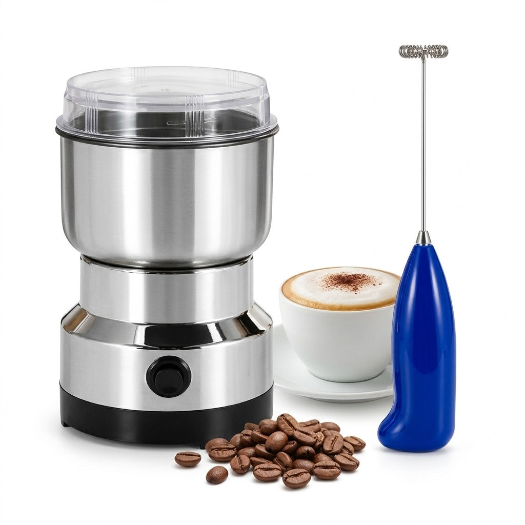 Batidor y Molino de Café Eléctrico