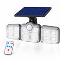 Luz Solar LED de 3 Cabezales