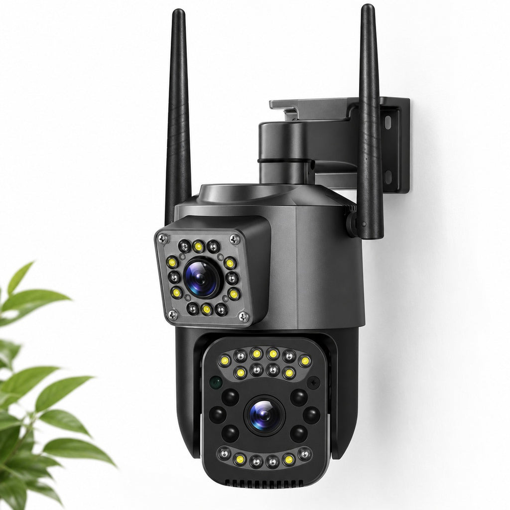 Cámara de Seguridad Exterior Doble Lente Wi-Fi