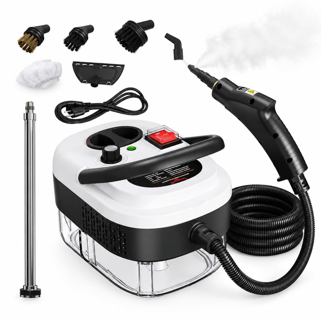 Limpiador a Vapor Portátil con Accesorios