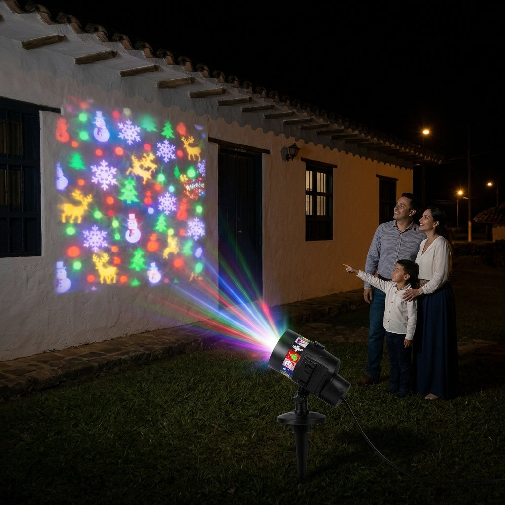 Proyector de Luces Navideñas