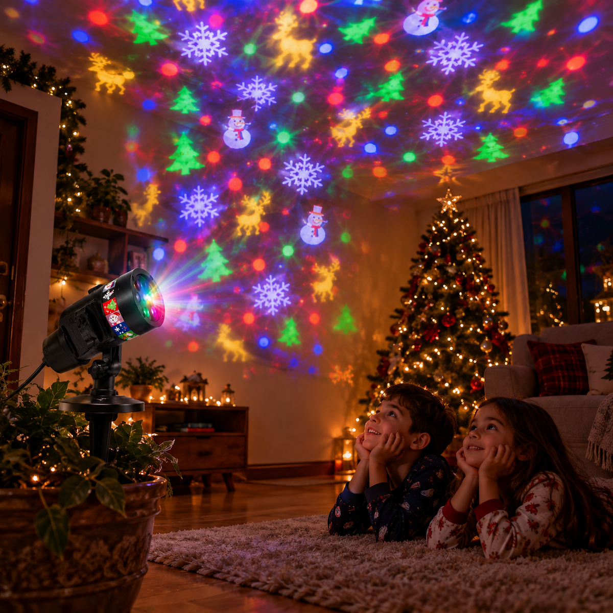 Proyector de Luces Navideñas